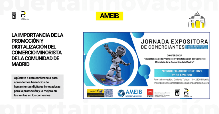 Conferencia La importancia de la promoción y digitalización del comercio minorista de la Comunidad de Madrid