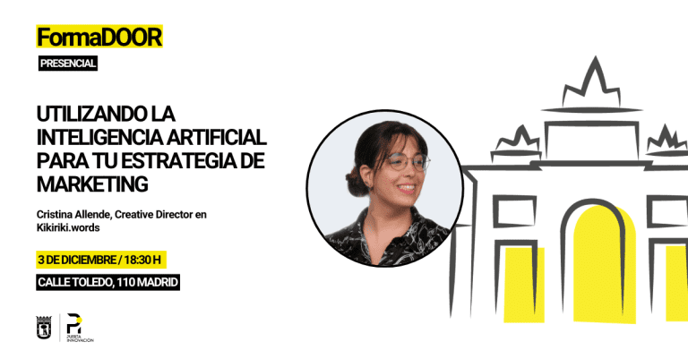 Creatividad FormaDOOR utilizando la inteligencia artificial para tu estrategia de marketing con Cris Allende